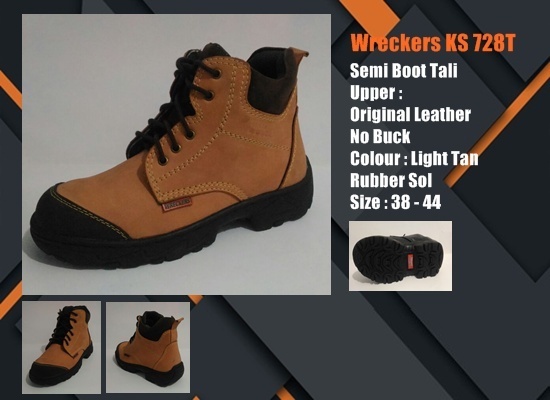 Sepatu Safety SNI Semi Boot Tali KS728T