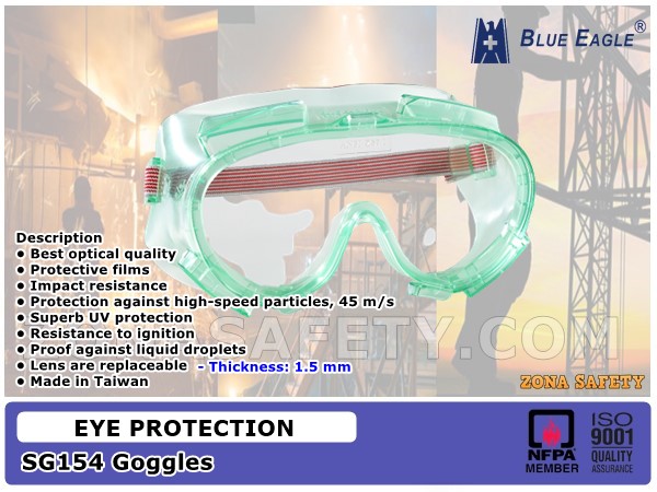 Goggles SG154 Chemical Goggle