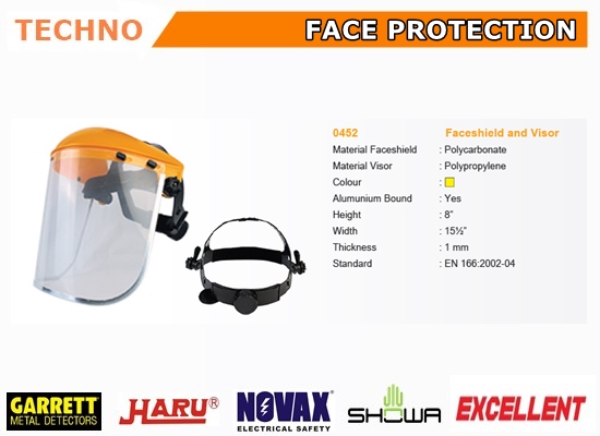 Face Protection Faceshields 0452